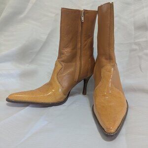 Leather Boots, Los Altos Short Tops, Yellow, Size 9.5 US (26.5 Mex)